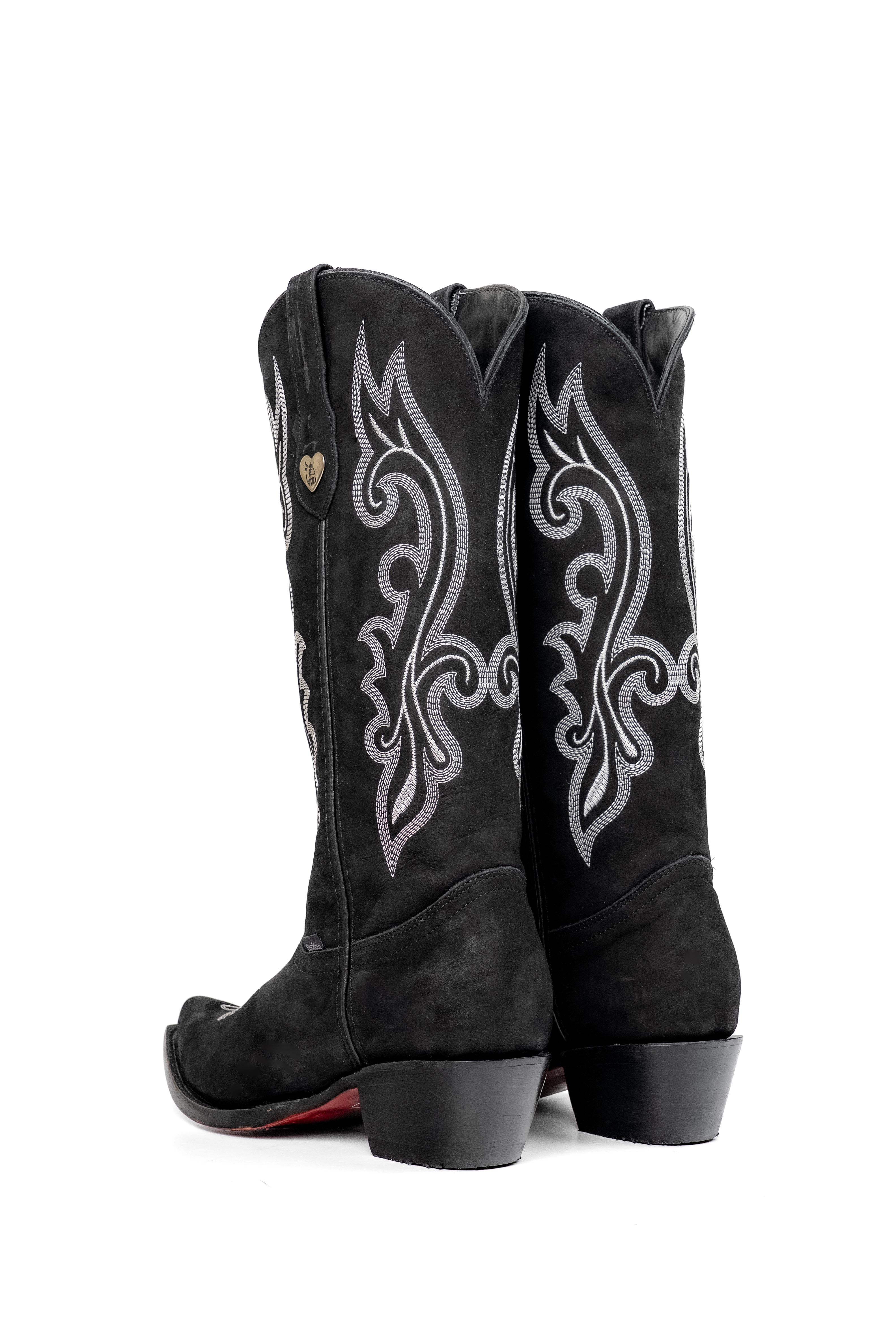 Alia Midi Red Bottom Snip Toe Cowgirl Boot