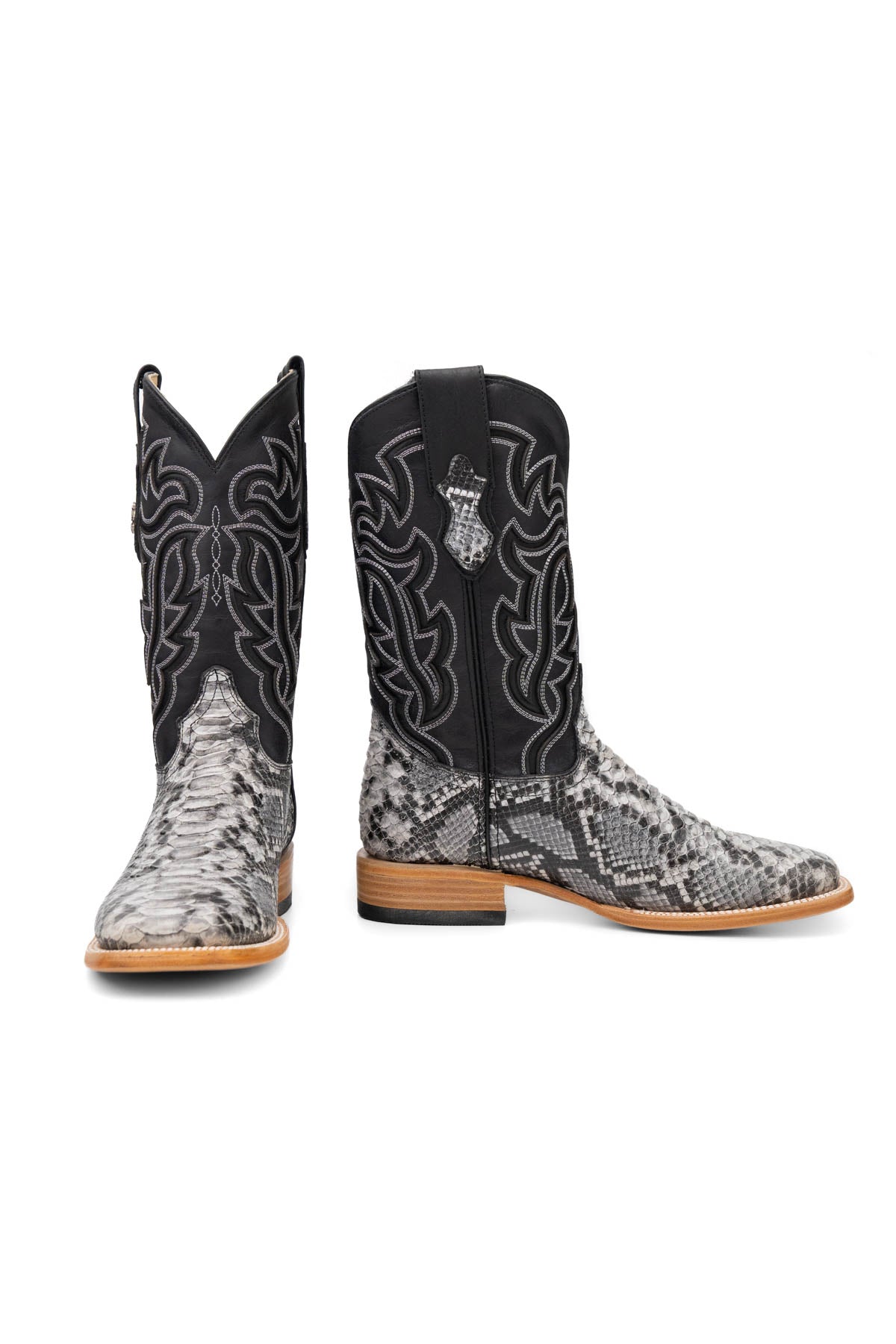 Bruce Python Square Toe Cowboy Boot