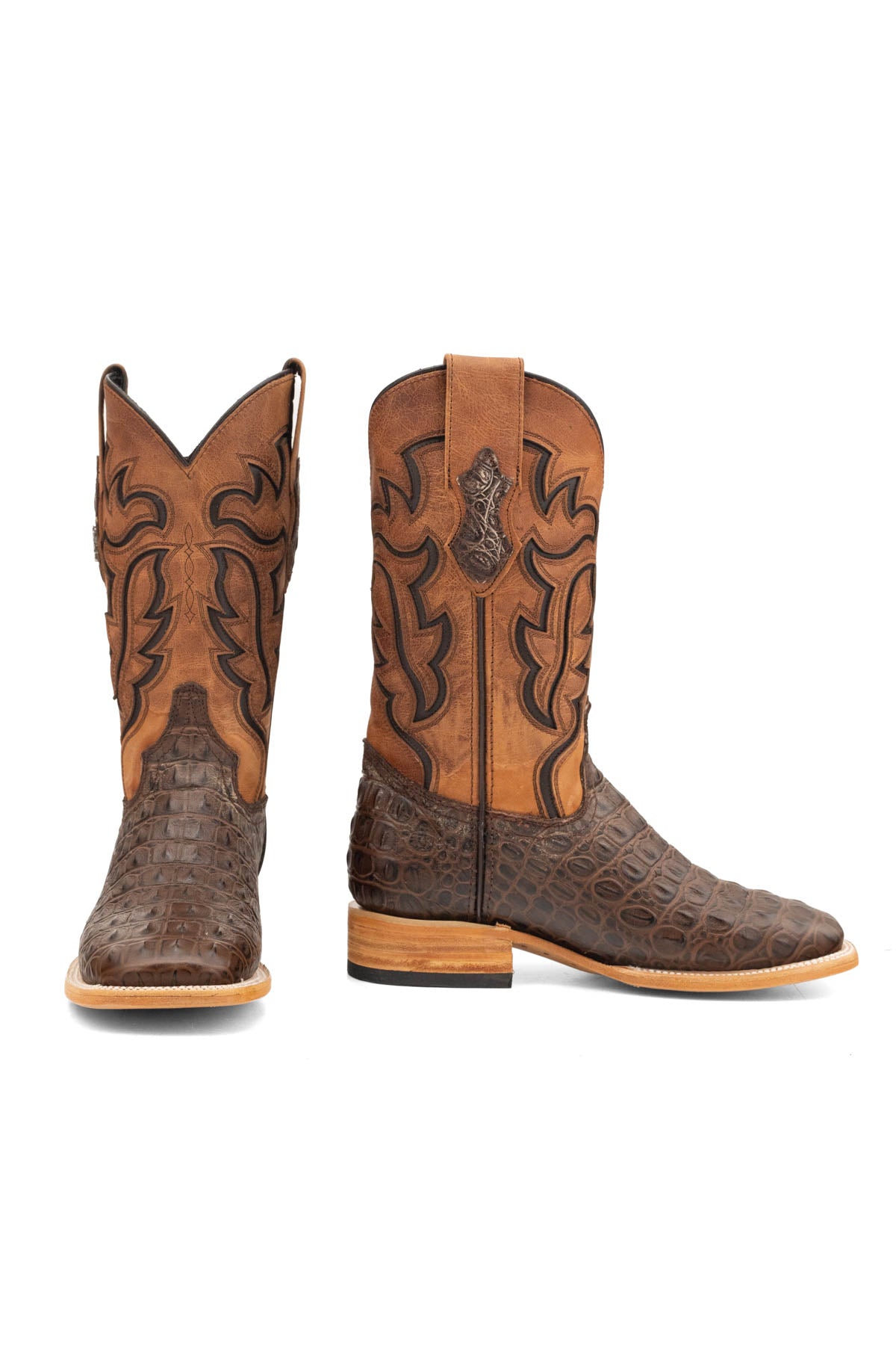 Bruce Hornback Youth Square Toe Cowboy Boot