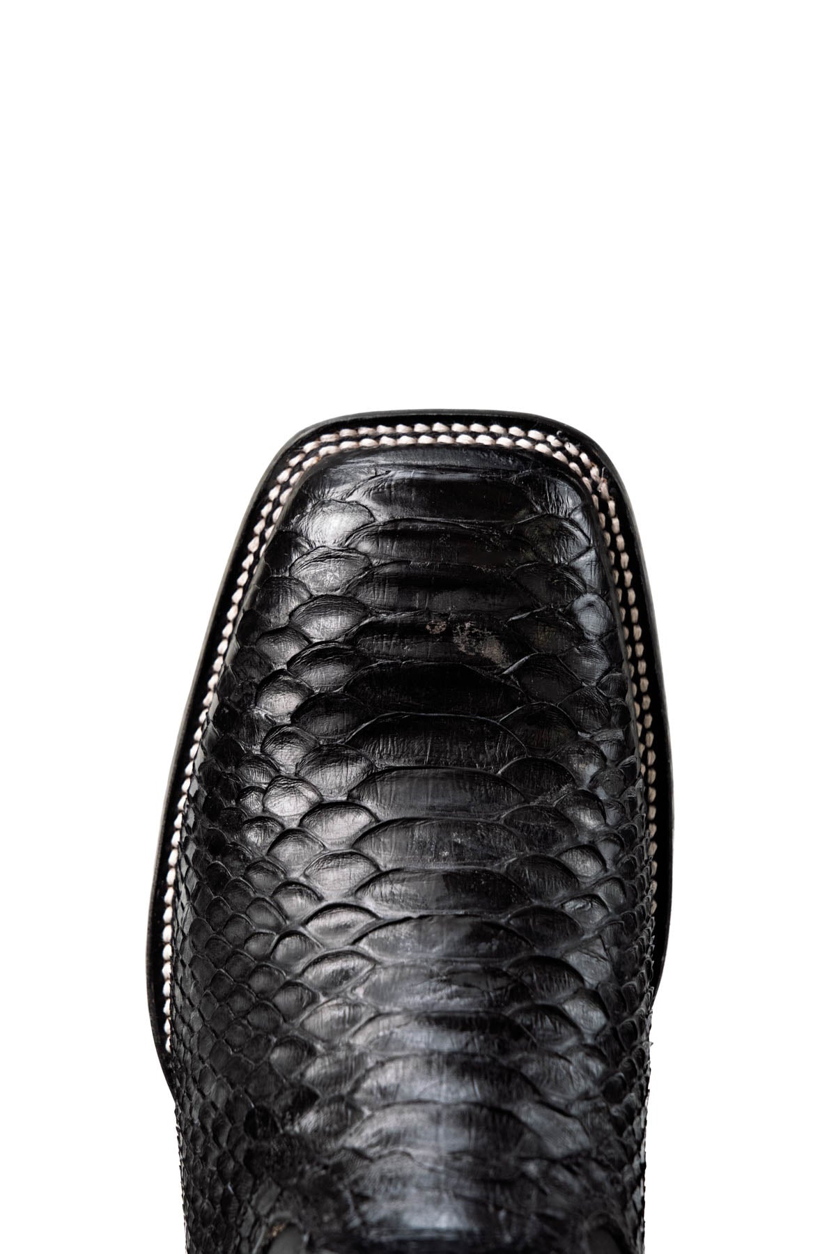 Python Versatile Red Bottom Square Toe Cowboy Boot