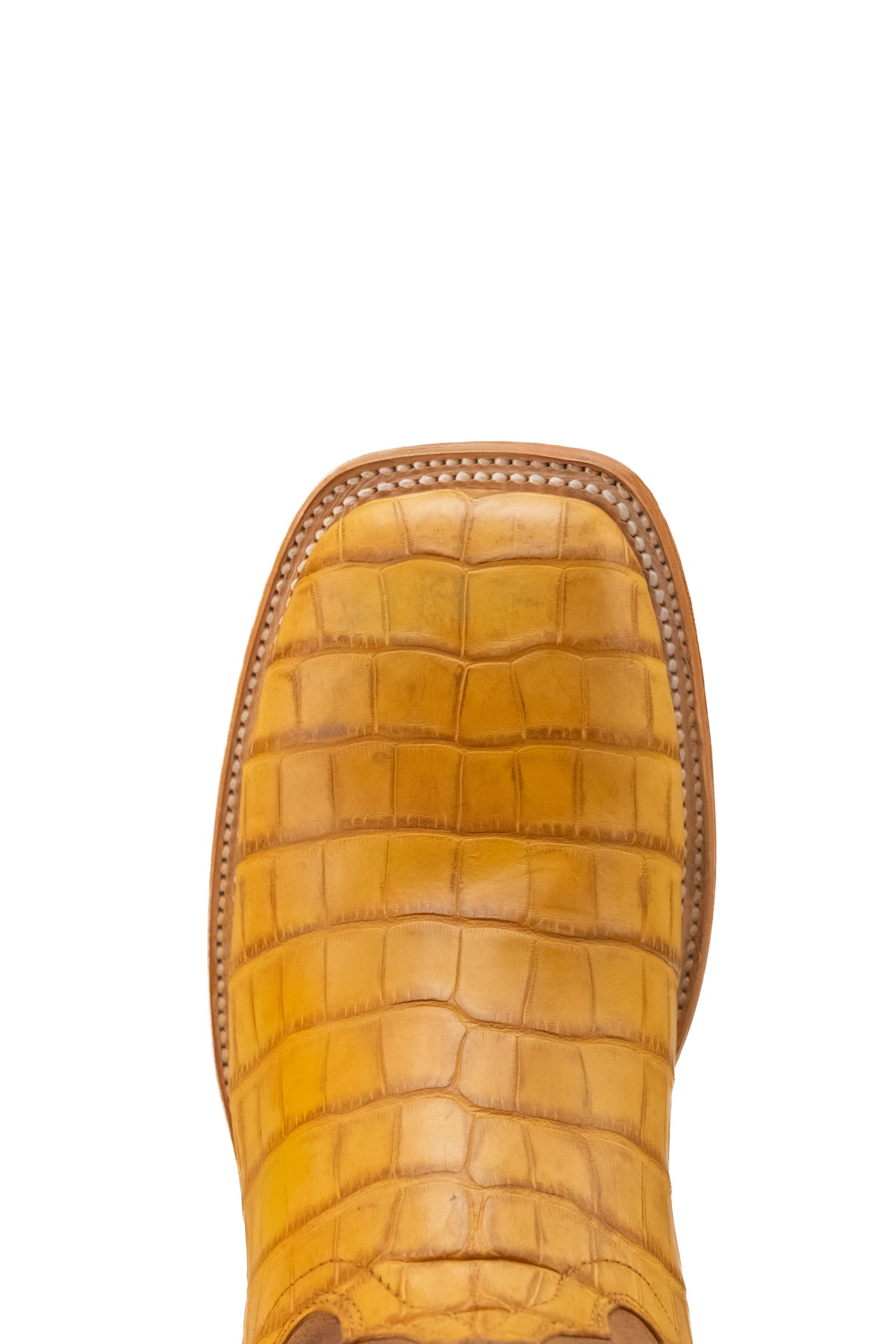 Monroe Gator Belly Square Toe Cowboy Boot