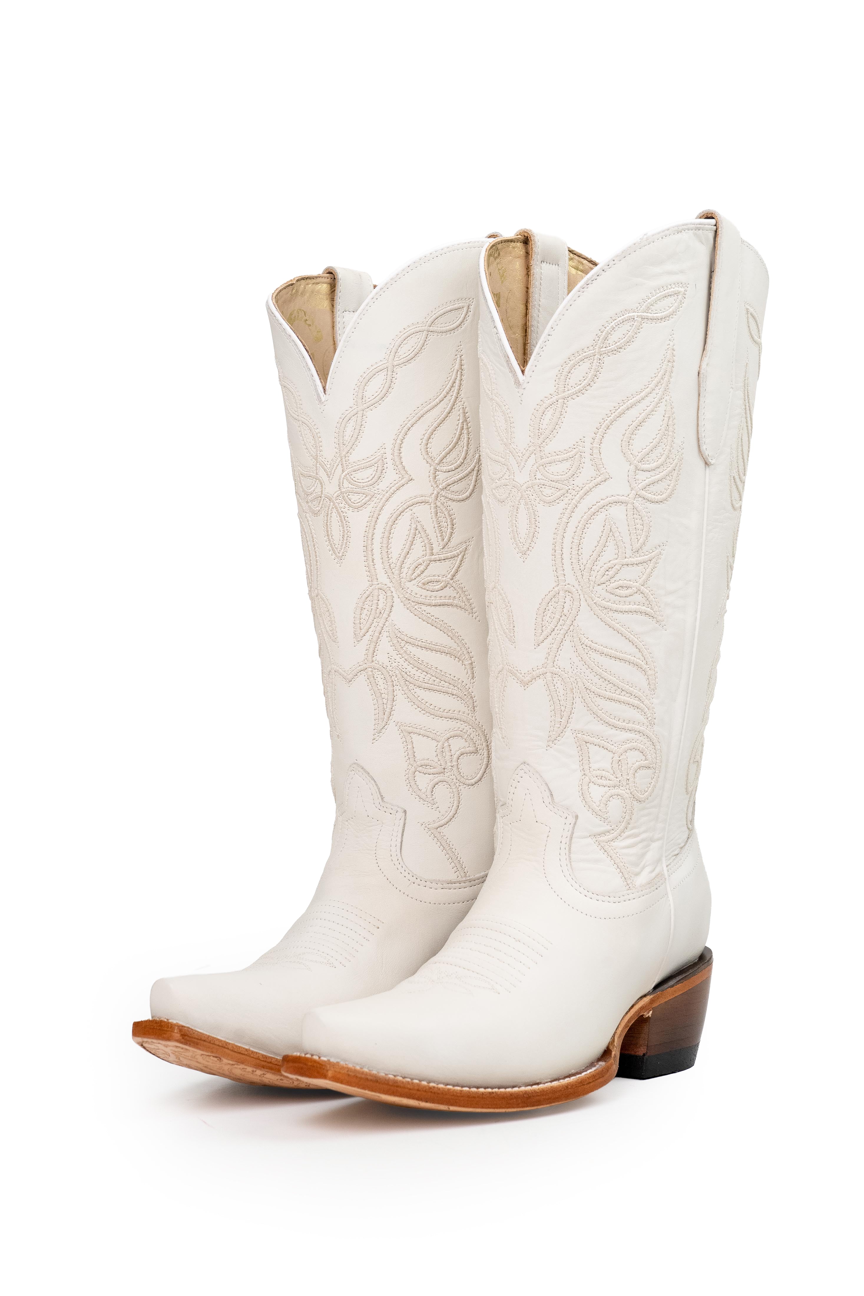 Sally Midi Wide Calf Snip Toe Cowgirl Boot