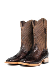 Monroe Python Exotic Square Toe Cowboy Boot