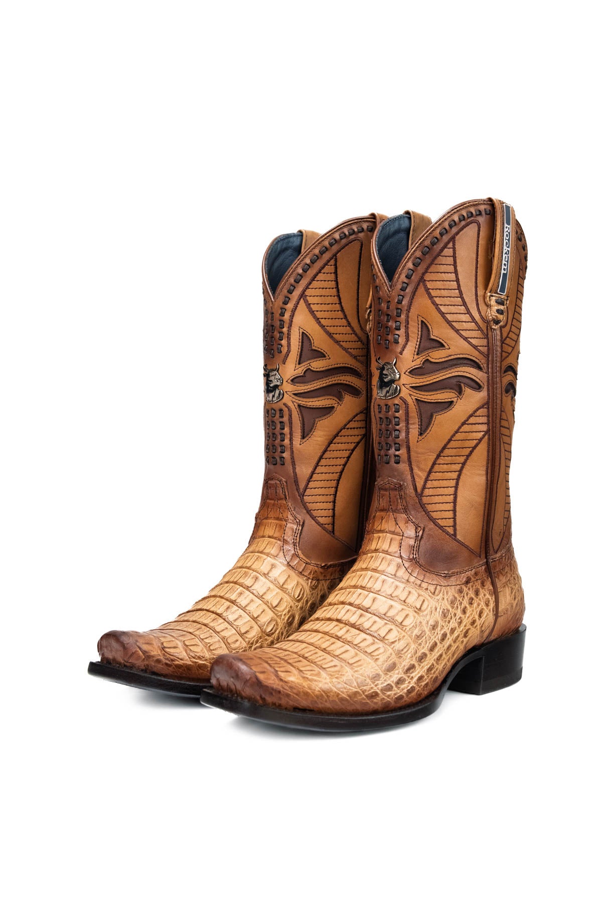 Caiman Belly Staterra Narrow Toe Cowboy Boot