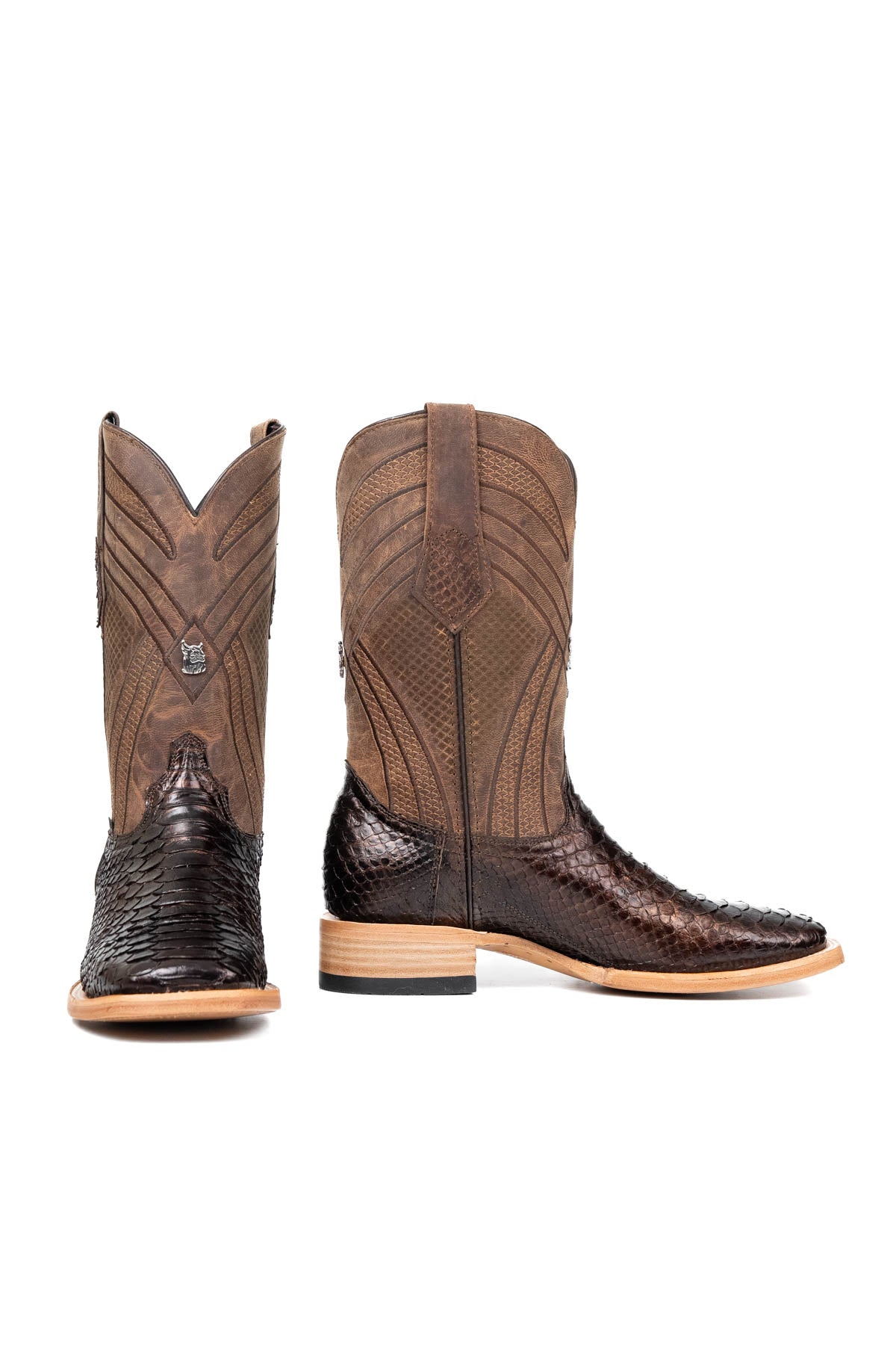 Monroe Python Exotic Square Toe Cowboy Boot