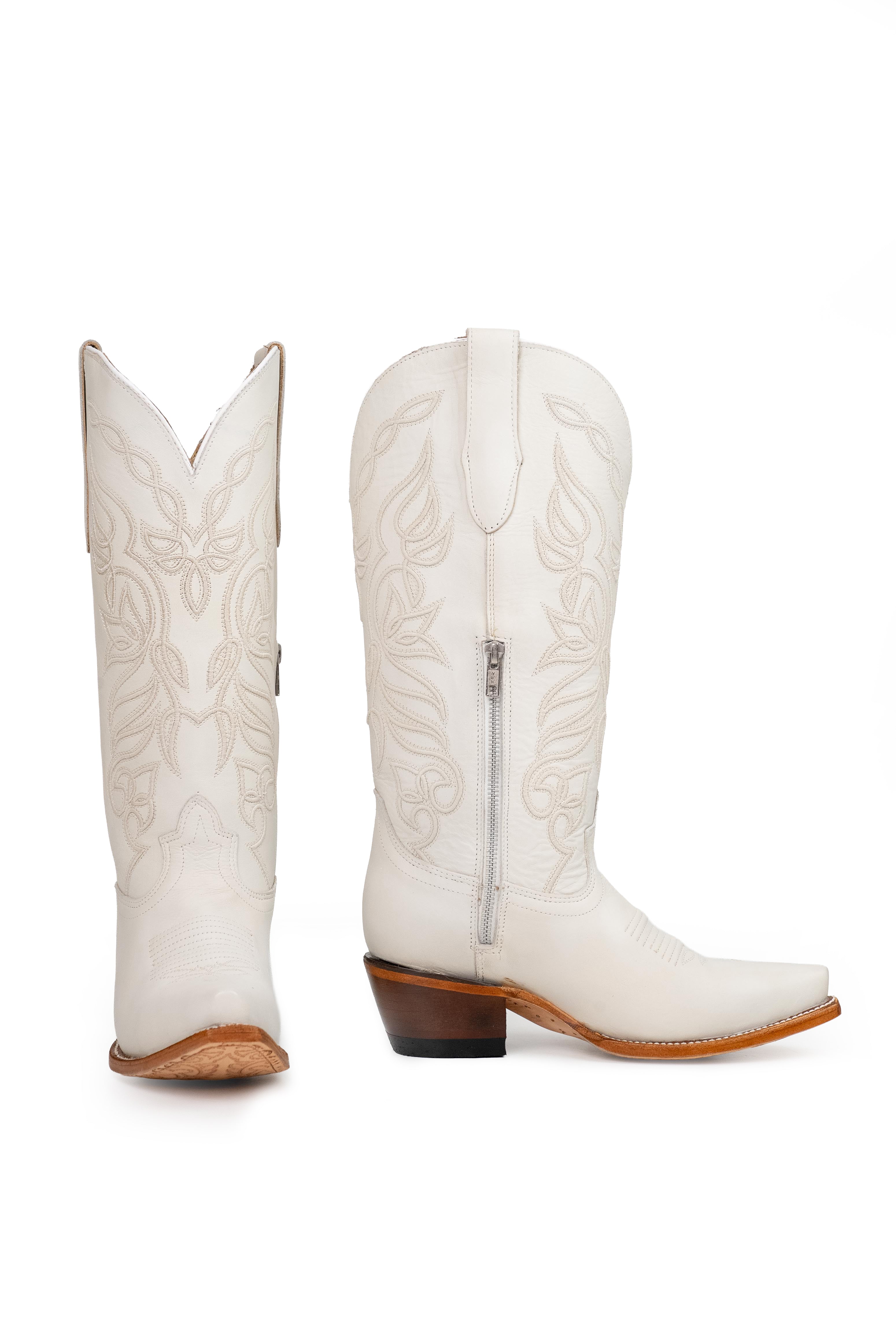 Sally Midi Wide Calf Snip Toe Cowgirl Boot