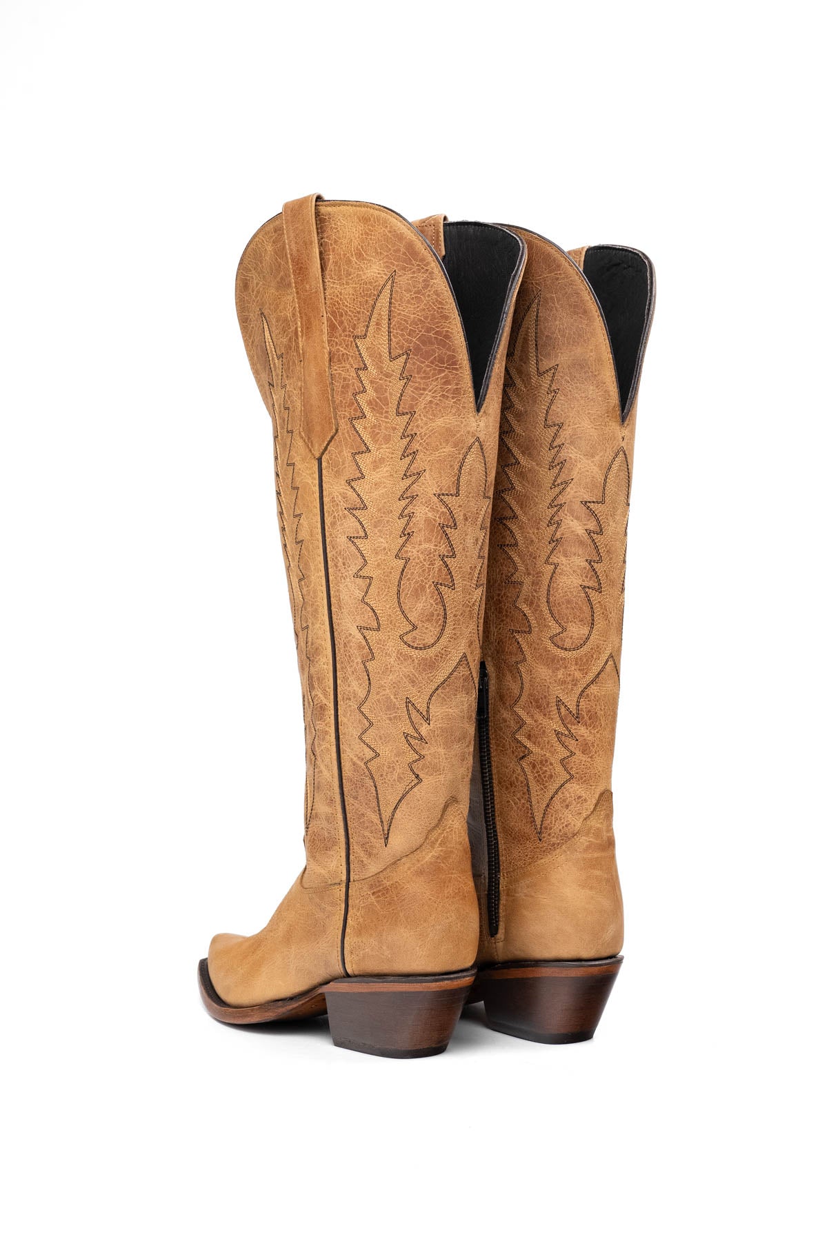 Kaylee Tall Wide Calf Friendly Snip Toe Cowgirl Boot