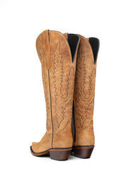 Kaylee Tall Wide Calf Friendly Snip Toe Cowgirl Boot