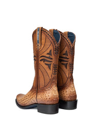 Caiman Belly Staterra Narrow Toe Cowboy Boot