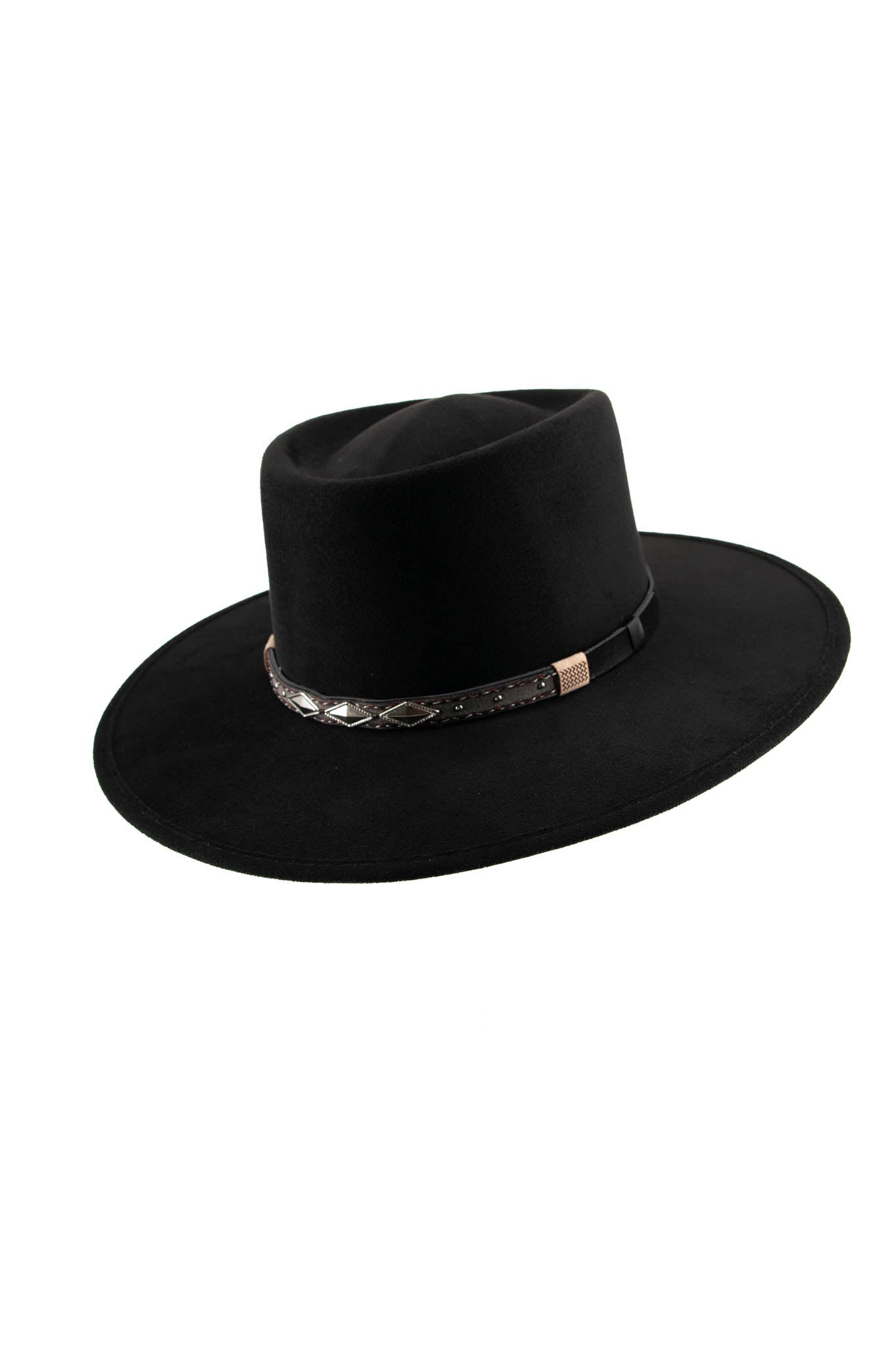 Rock'em Oval Topback Suede Hat