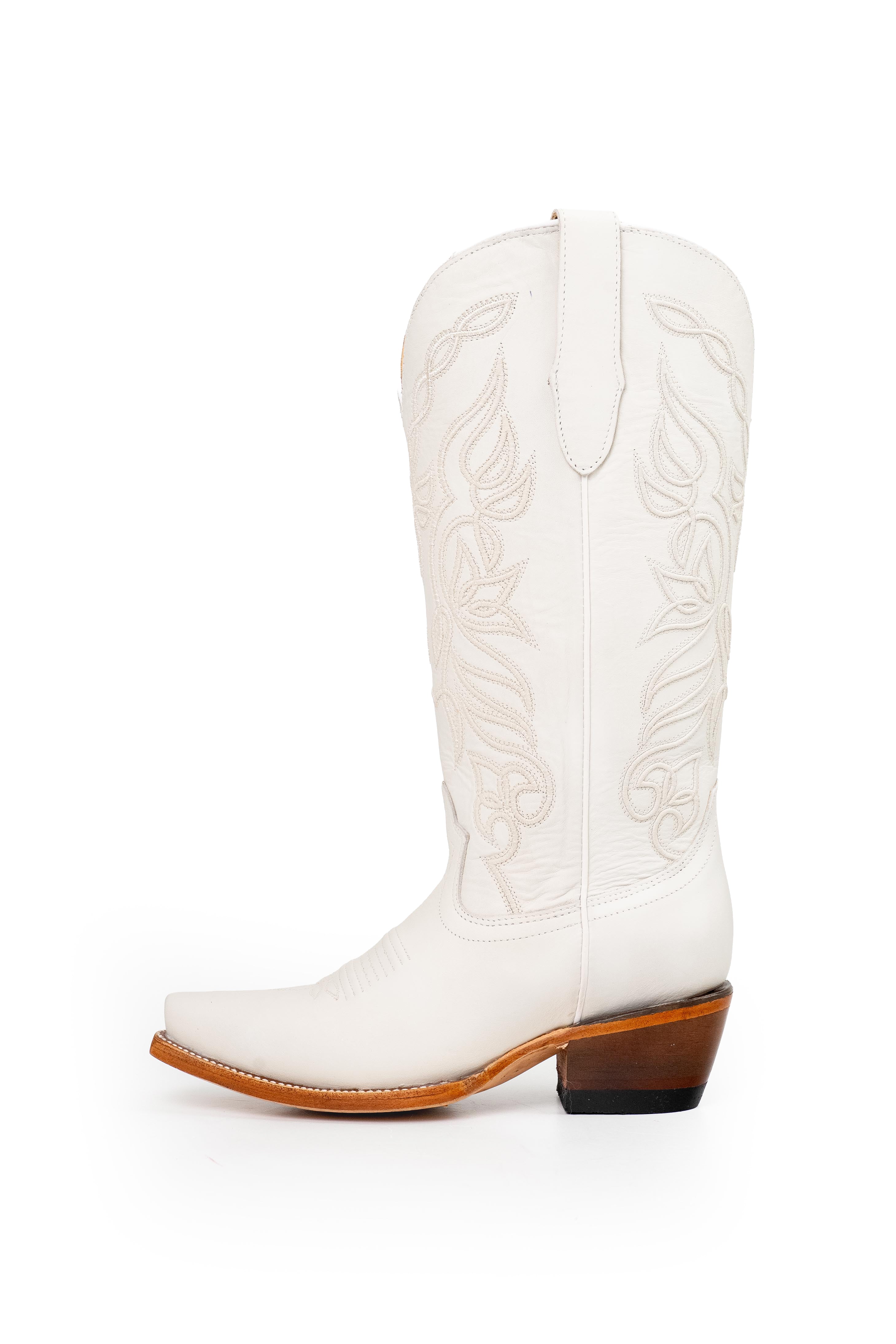 Sally Midi Wide Calf Snip Toe Cowgirl Boot