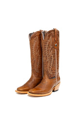 Abril Midi Frontier Toe Cowgirl Boot