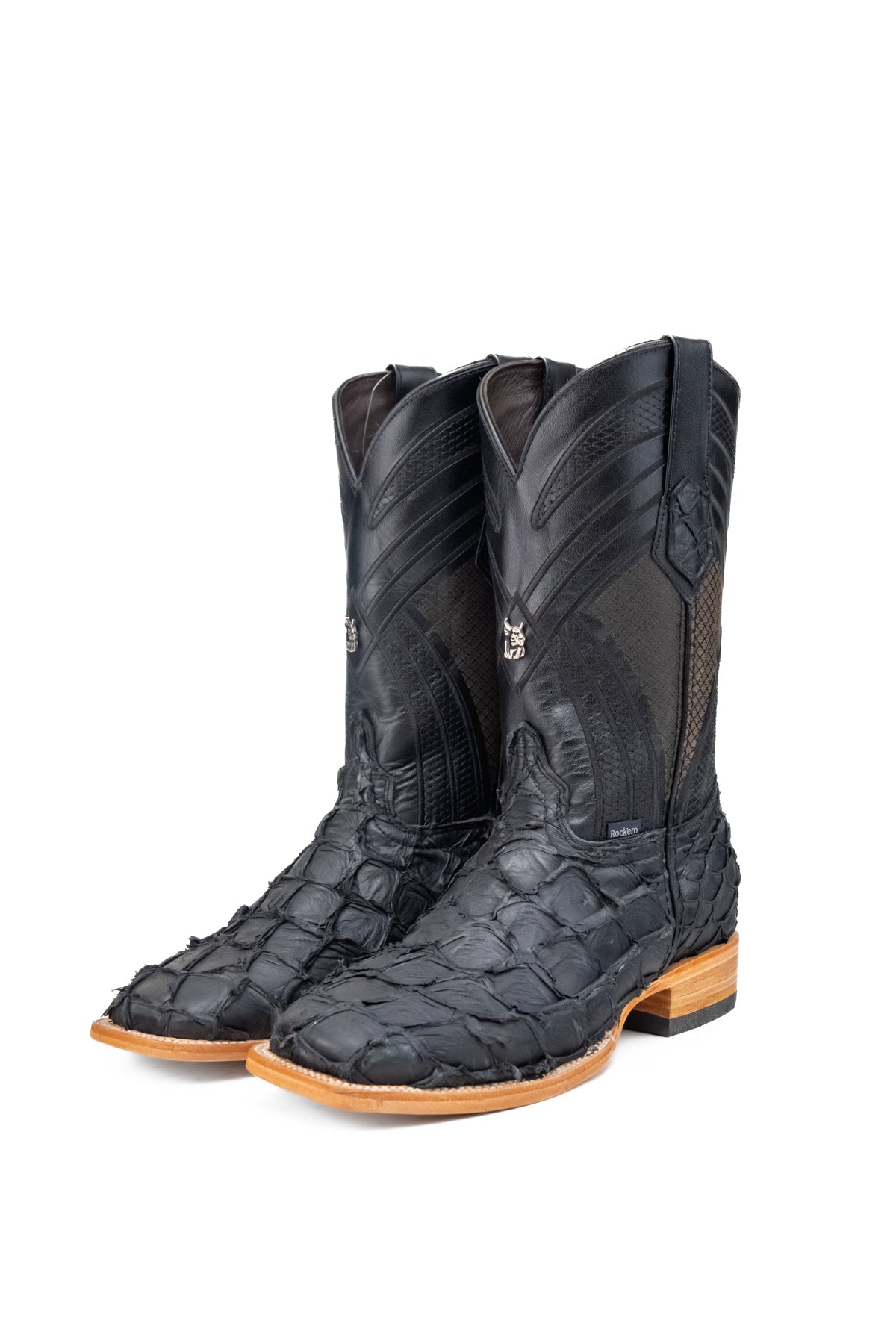 Monroe Pirarucu Square Toe Cowboy Boot