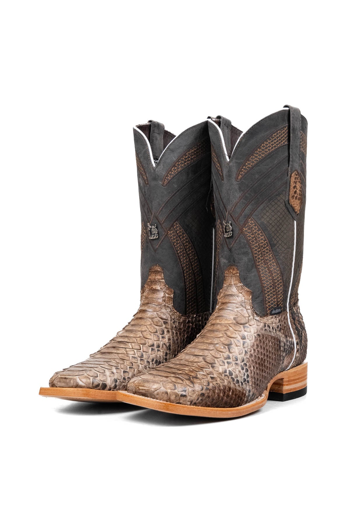 Monroe Python Exotic Square Toe Cowboy Boot