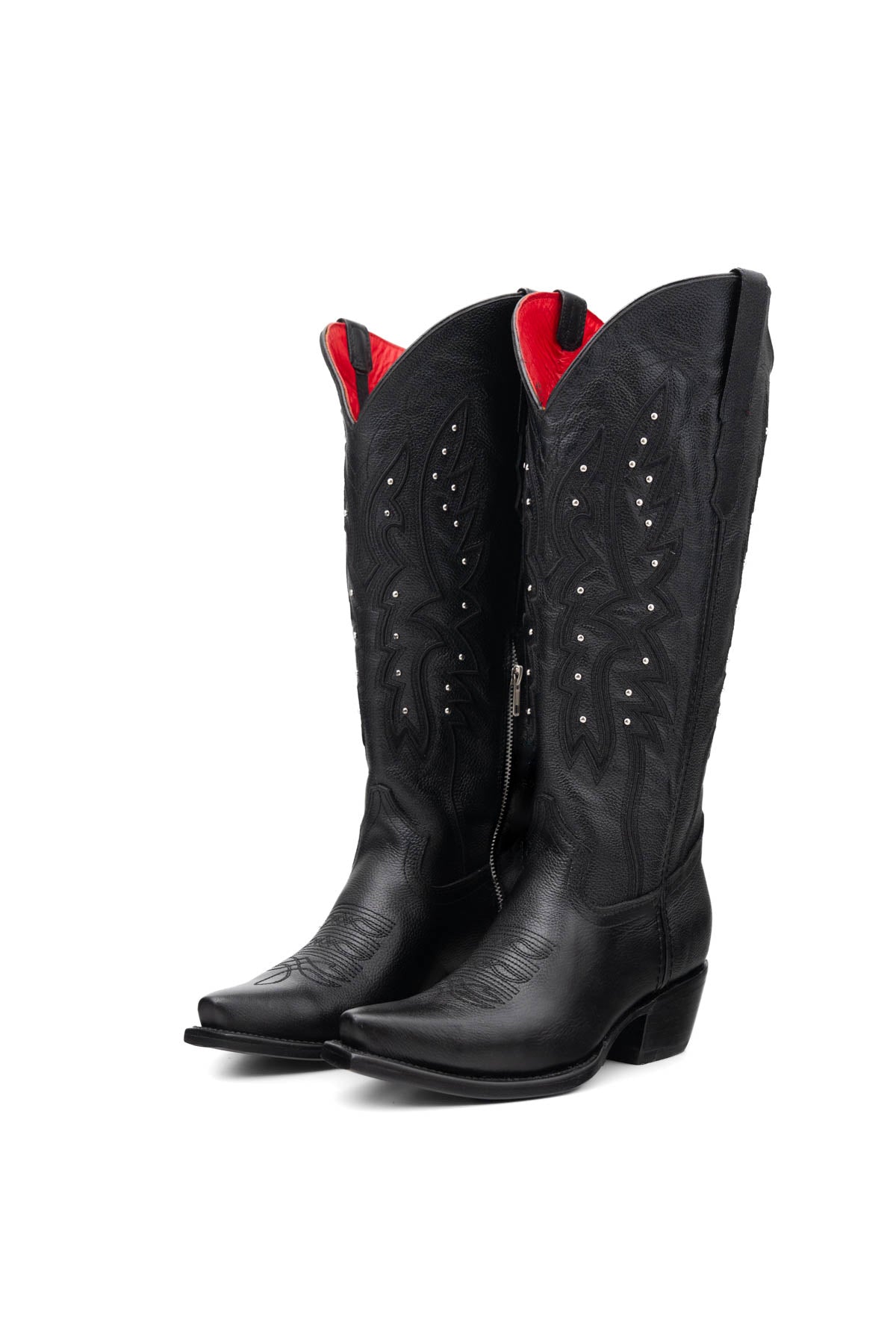 Alexa Midi Wide Calf Snip Toe Cowgirl Boot