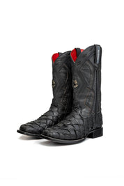 Pirarucu Limited Square Red Bottom Toe Cowboy Boot