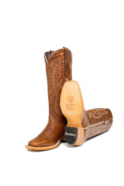 Abril Midi Frontier Toe Cowgirl Boot