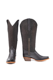 Sierra Midi Wide Calf Snip Toe Cowgirl Boot