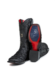 Pirarucu Limited Square Red Bottom Toe Cowboy Boot