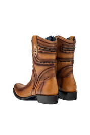 Caiman Belly Hornstone Narrow Toe Ankle Boot