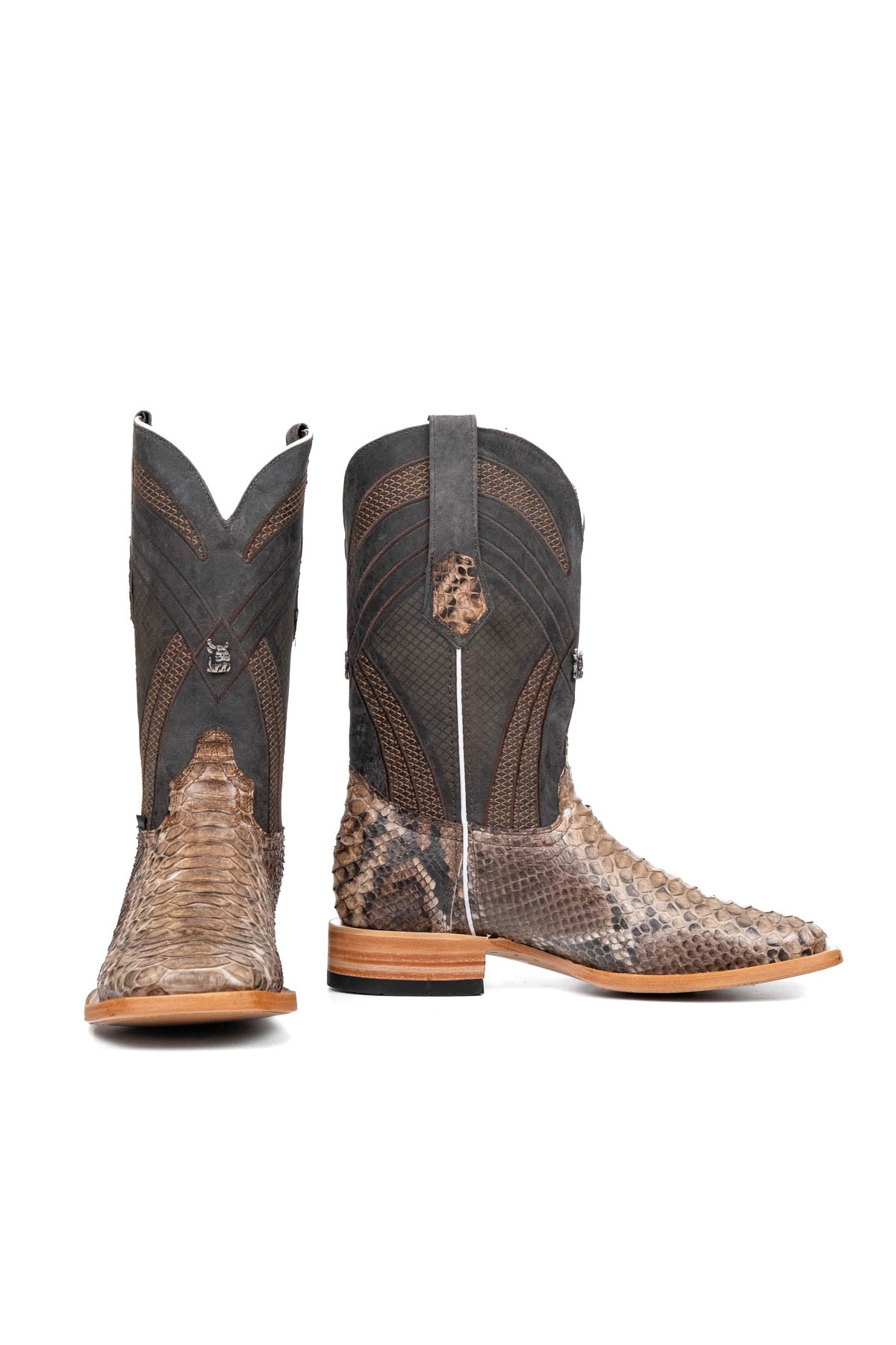 Monroe Python Exotic Square Toe Cowboy Boot