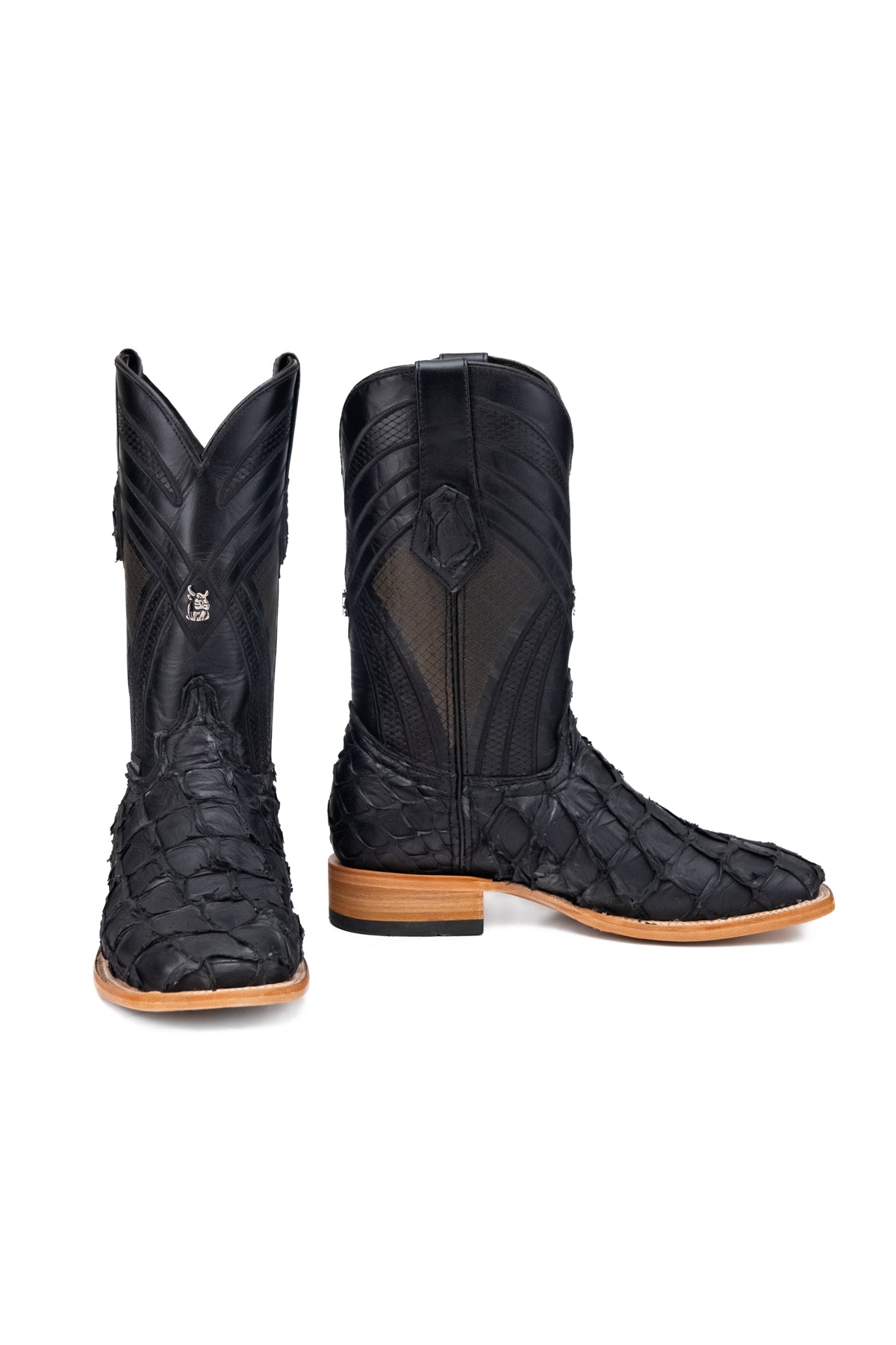 Monroe Pirarucu Square Toe Cowboy Boot