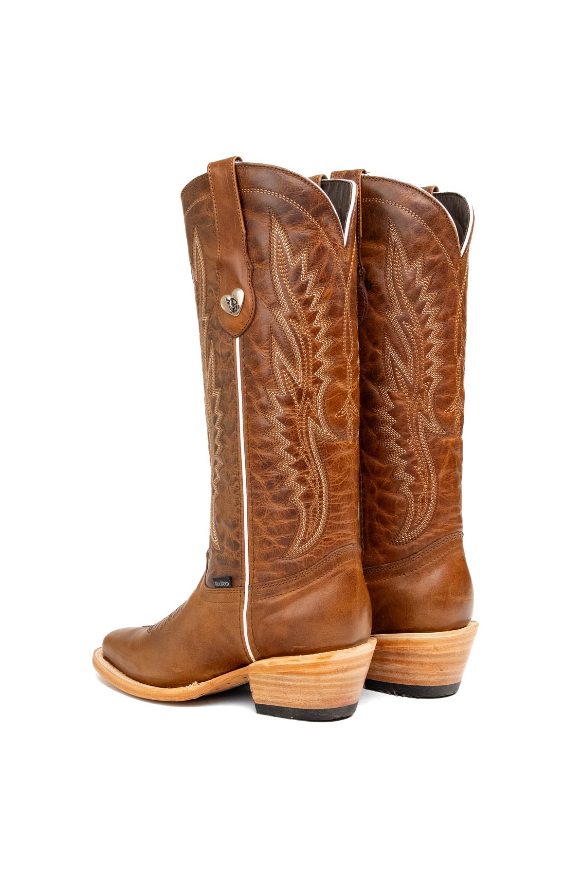 Abril Midi Frontier Toe Cowgirl Boot