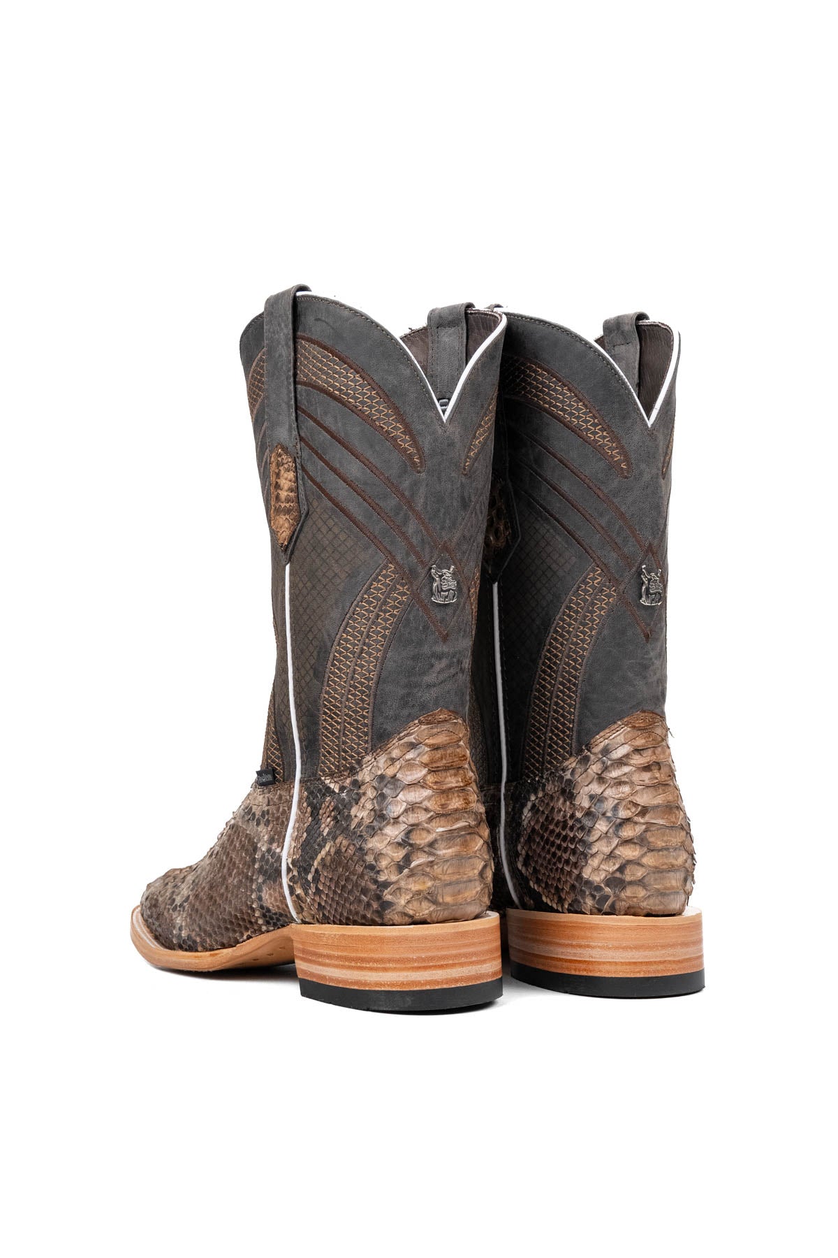 Monroe Python Exotic Square Toe Cowboy Boot