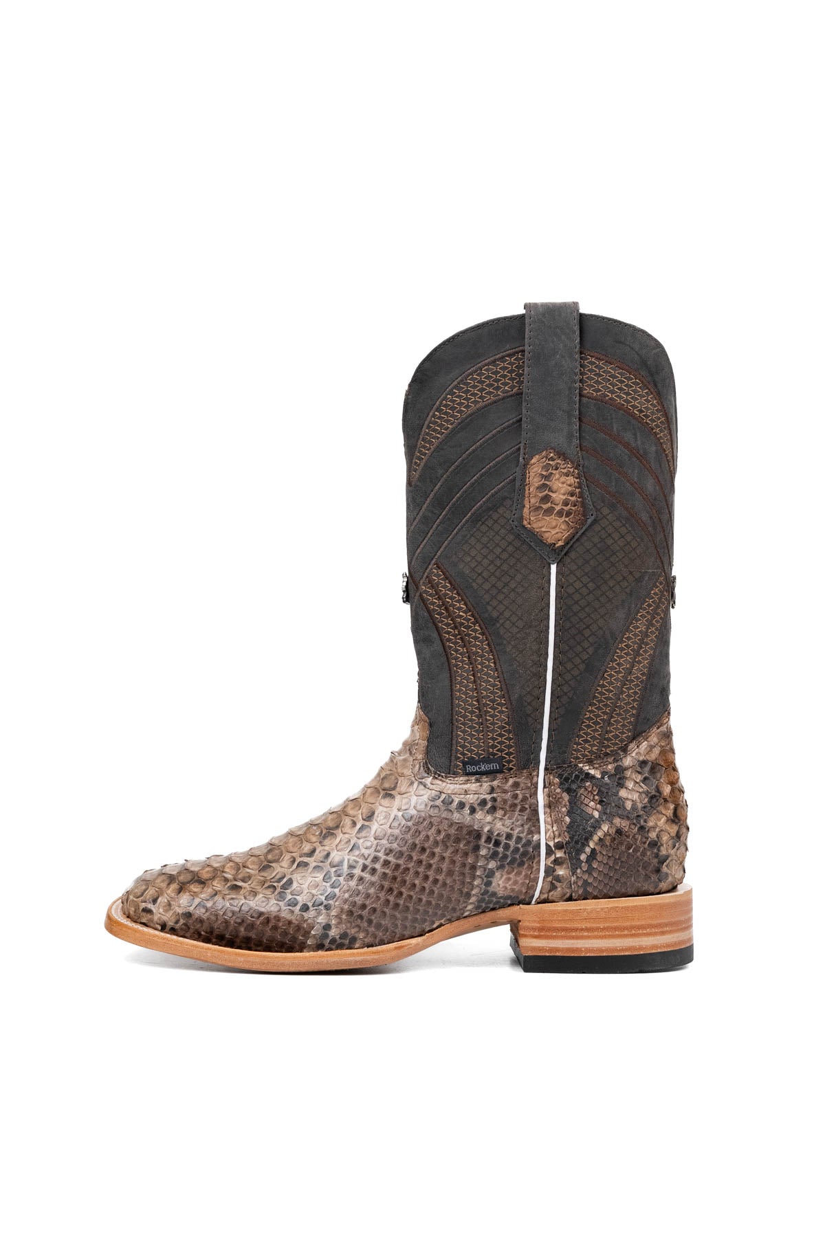 Monroe Python Exotic Square Toe Cowboy Boot