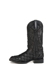 Pirarucu Limited Square Red Bottom Toe Cowboy Boot