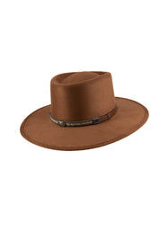 Rock'em Oval Topback Suede Hat