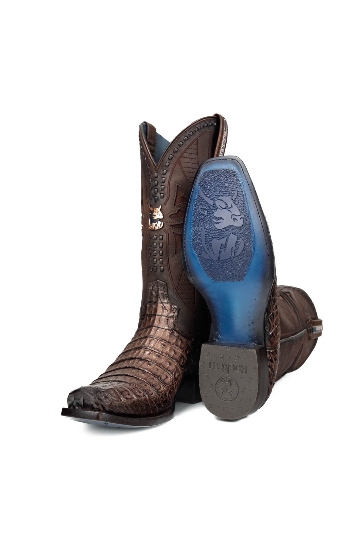 Caiman Belly Staterra Narrow Toe Cowboy Boot