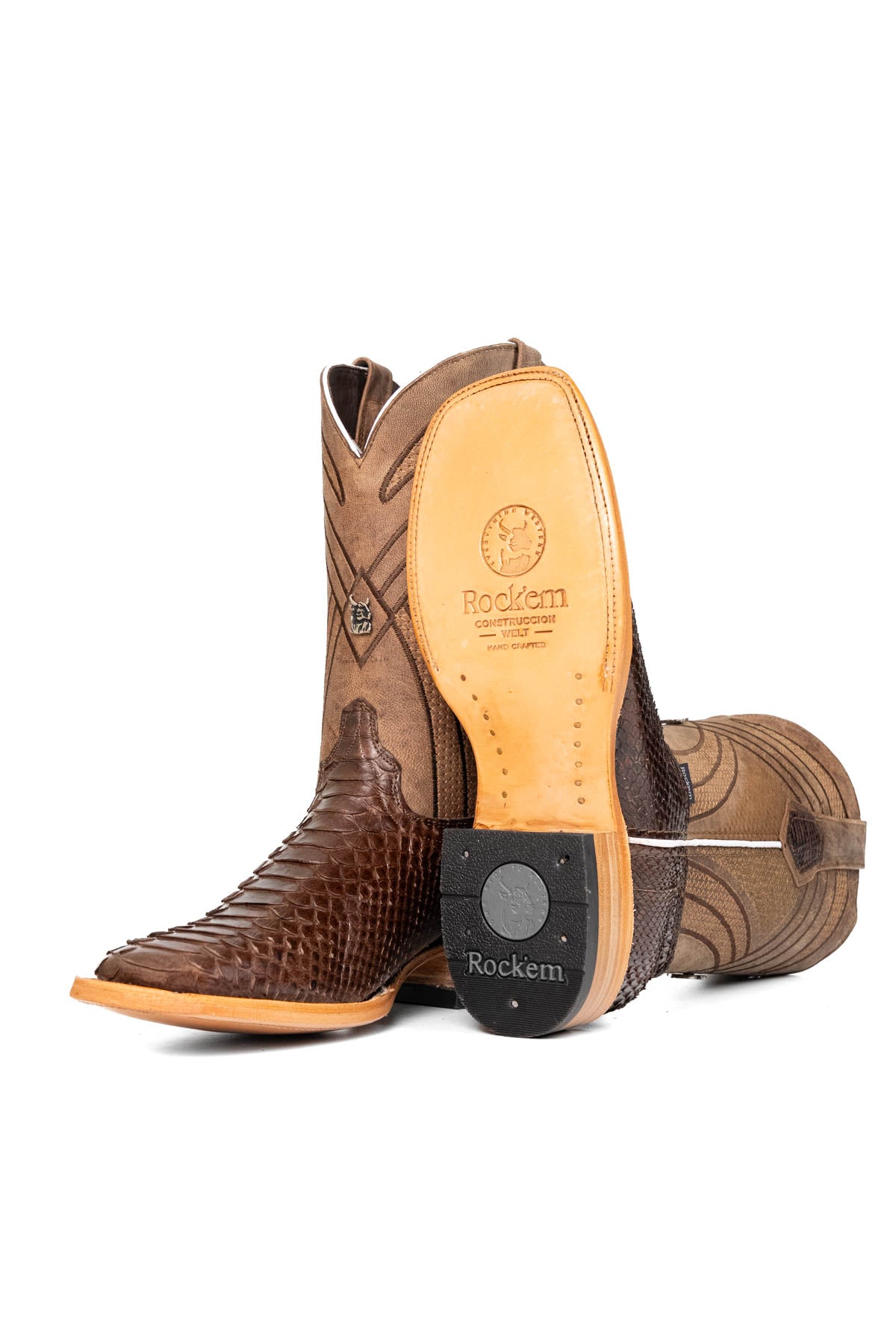 Monroe Python Square Toe Cowboy Boot