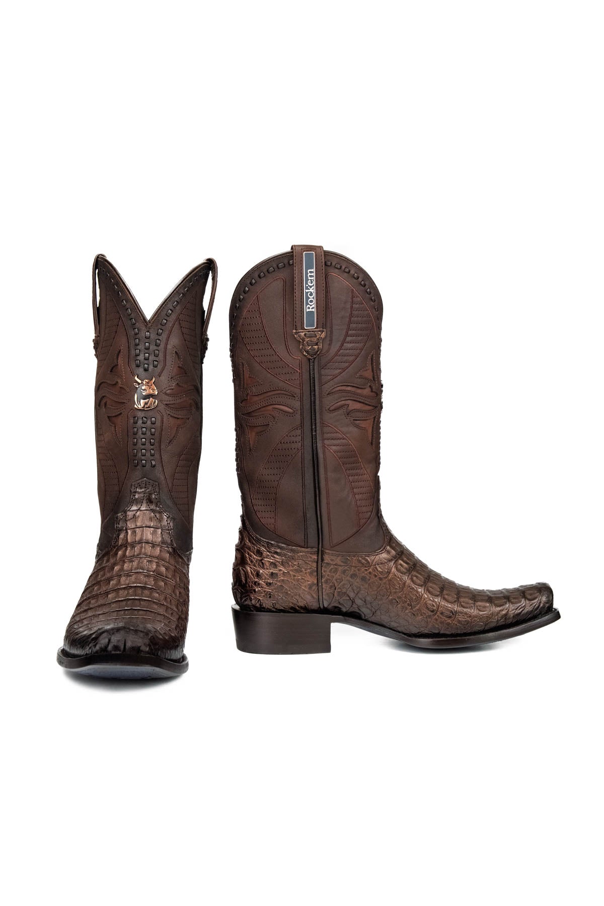 Caiman Belly Staterra Narrow Toe Cowboy Boot