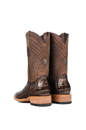 Monroe Caiman Tail Square Toe Cowboy Boot