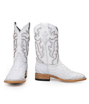 Bruce Ostrich Square Toe Cowboy Boot