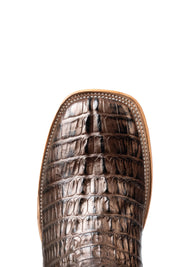 Monroe Caiman Tail Square Toe Cowboy Boot