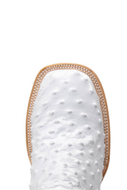 Bruce Ostrich Square Toe Cowboy Boot