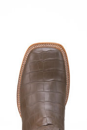 Monroe Gator Belly Square Toe Cowboy Boot