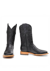 Bruce Lizard Square Toe Cowboy Boot