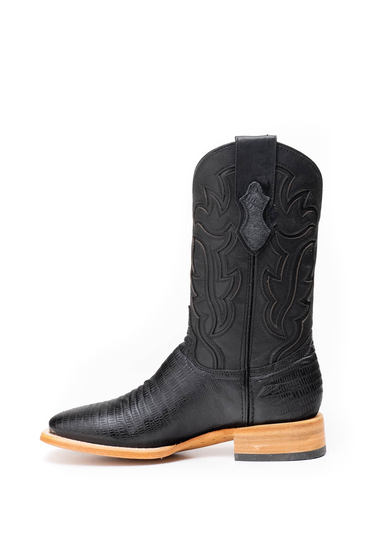 Bruce Lizard Square Toe Cowboy Boot