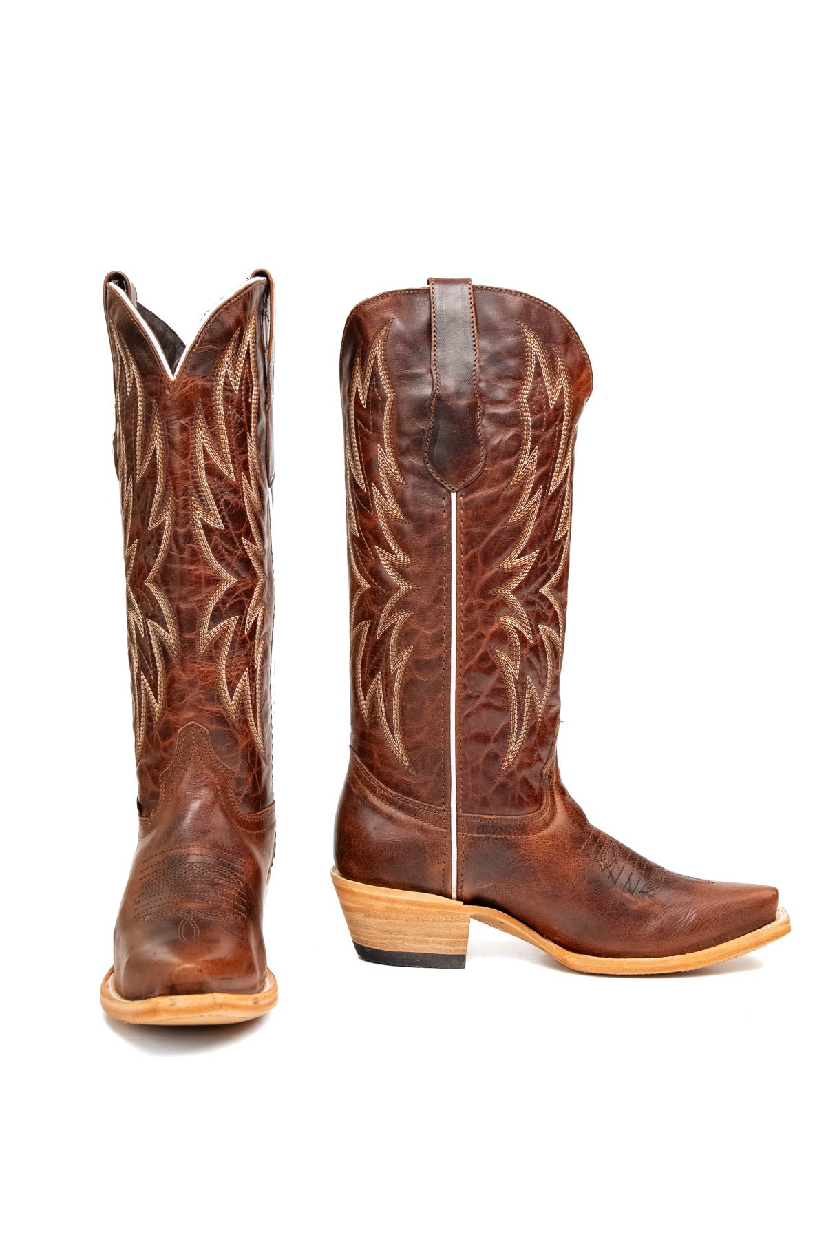 Arisha Midi Snip Toe Cowgirl Boot