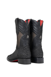 Monroe Python Red Bottom Square Toe Cowboy Boot