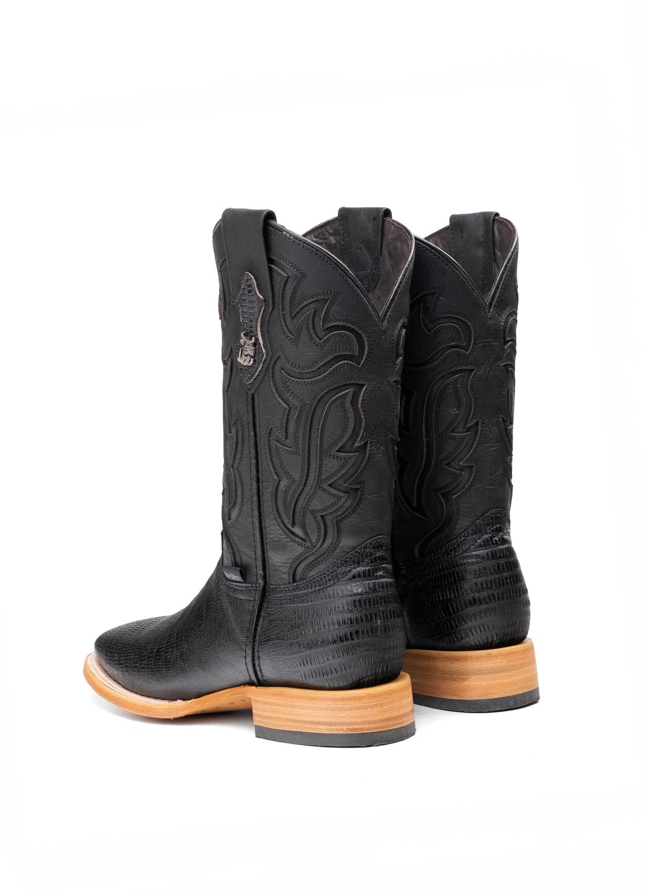 Bruce Lizard Square Toe Cowboy Boot