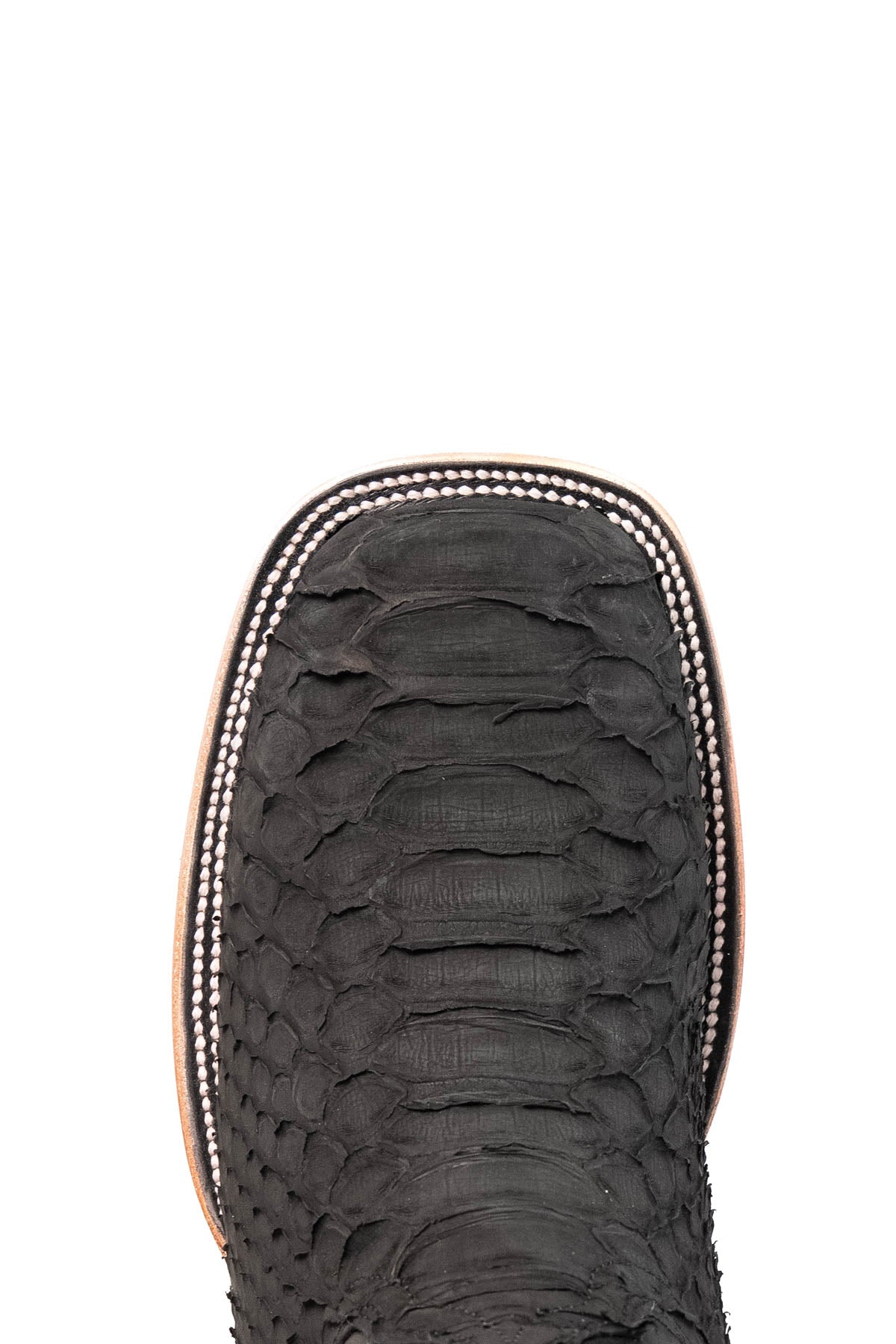 Monroe Giant Python Red Bottom Square Toe Cowboy Boot