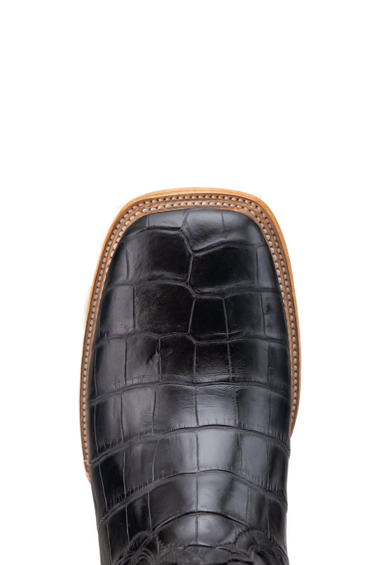 Monroe Gator Belly Square Toe Cowboy Boot