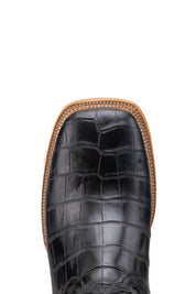 Monroe Gator Belly Square Toe Cowboy Boot