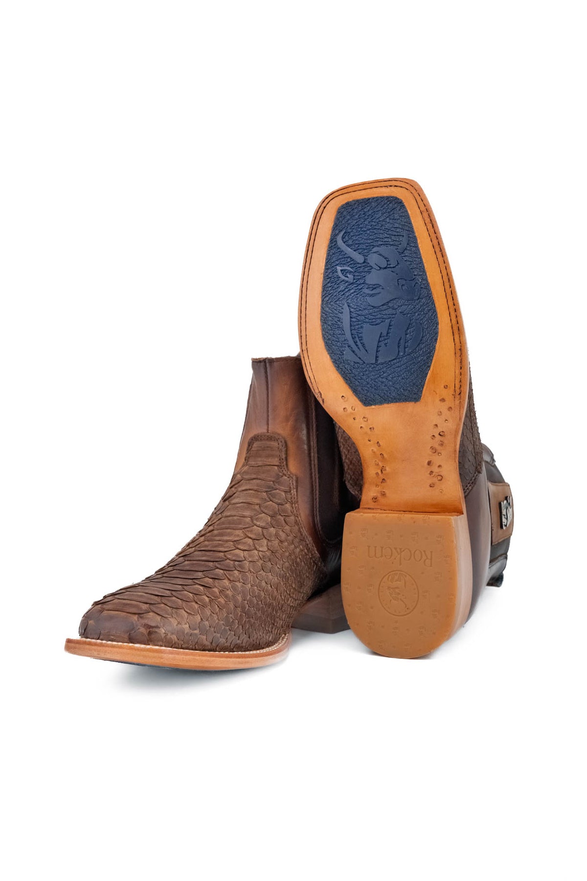 Python Wagner Square Toe Ankle Boot