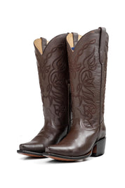 Sally Midi Wide Calf Snip Toe Cowgirl Boot