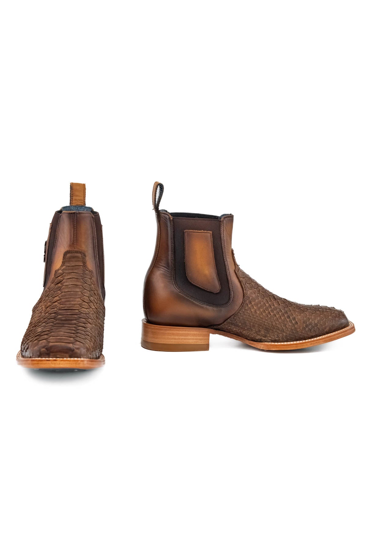 Python Wagner Square Toe Ankle Boot
